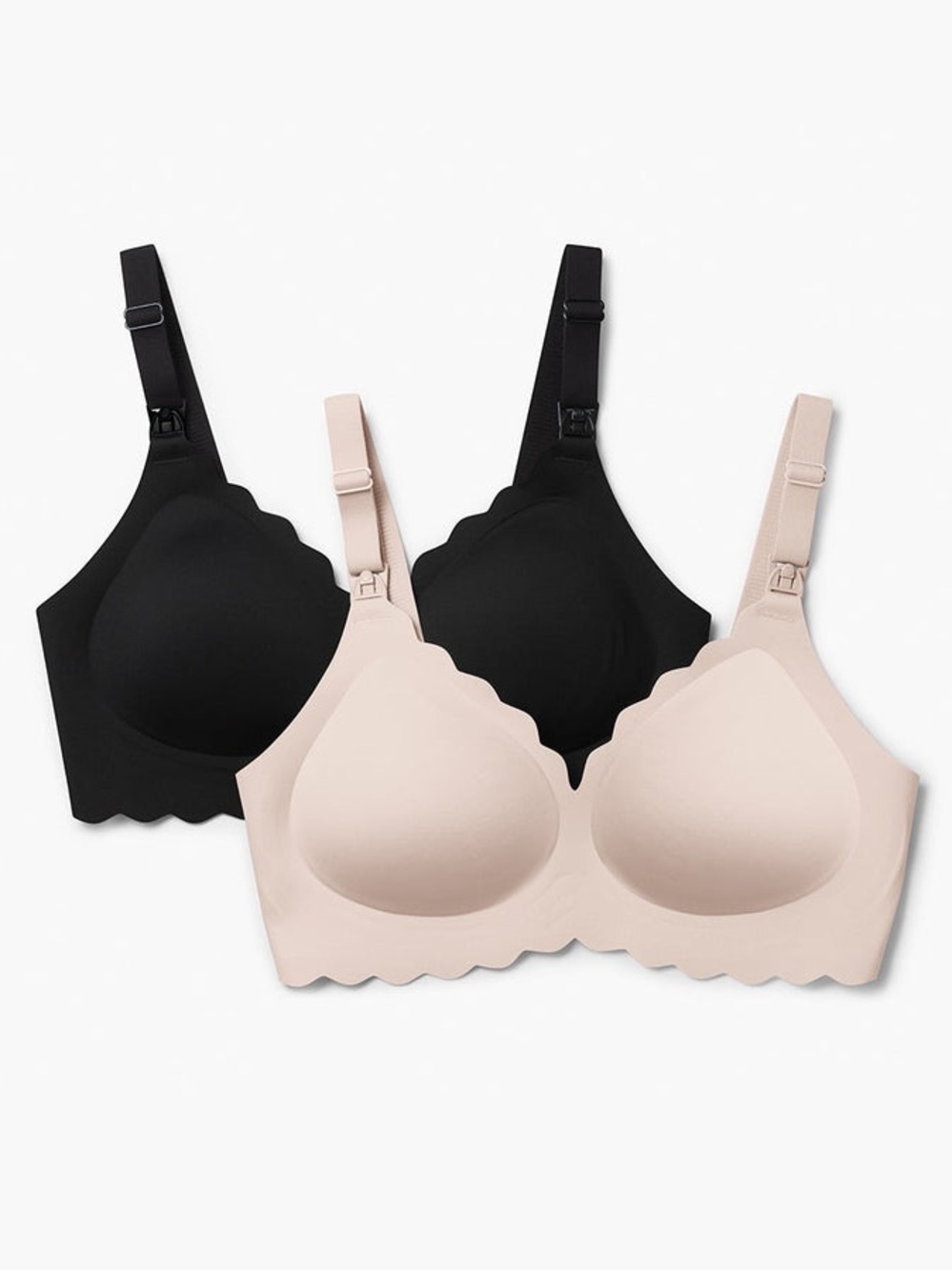 Momcozy Jelly Strip Seamless Nursing Bras - Set of 2
